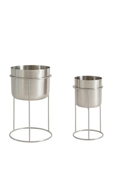 BLUMENTOPF AUS METALL - P von Zara