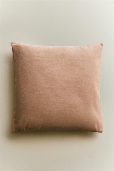VELVET CUSHION COVER - Dusty pink by Zara
