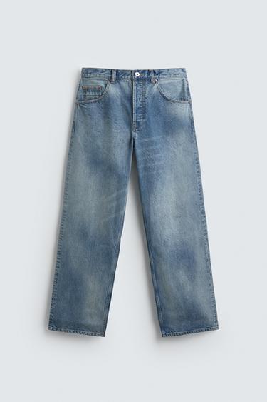 BAGGY FIT JEANS - Blue / Indigo by Zara
