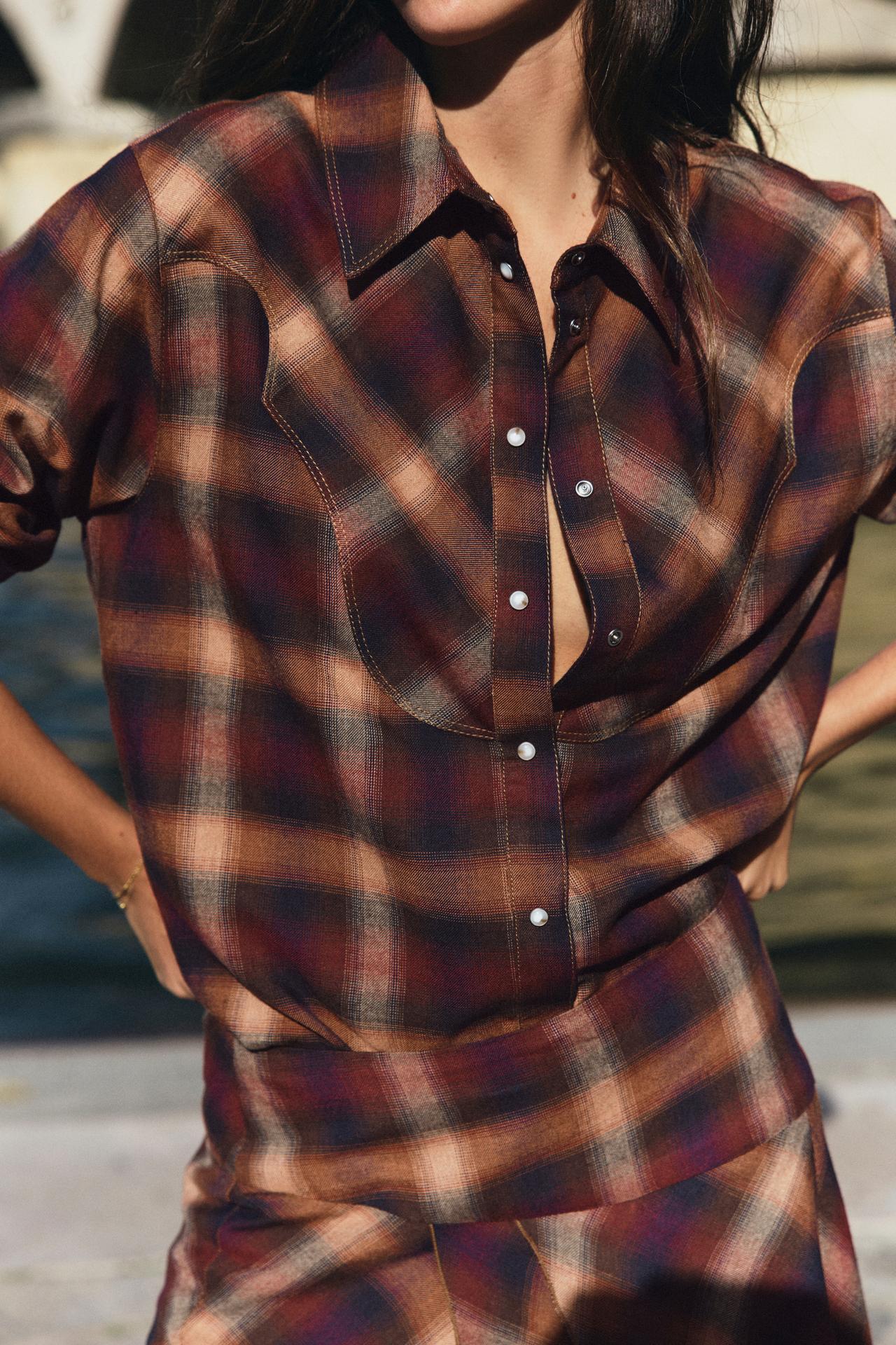 CHECKED SHIRT — Multicolored