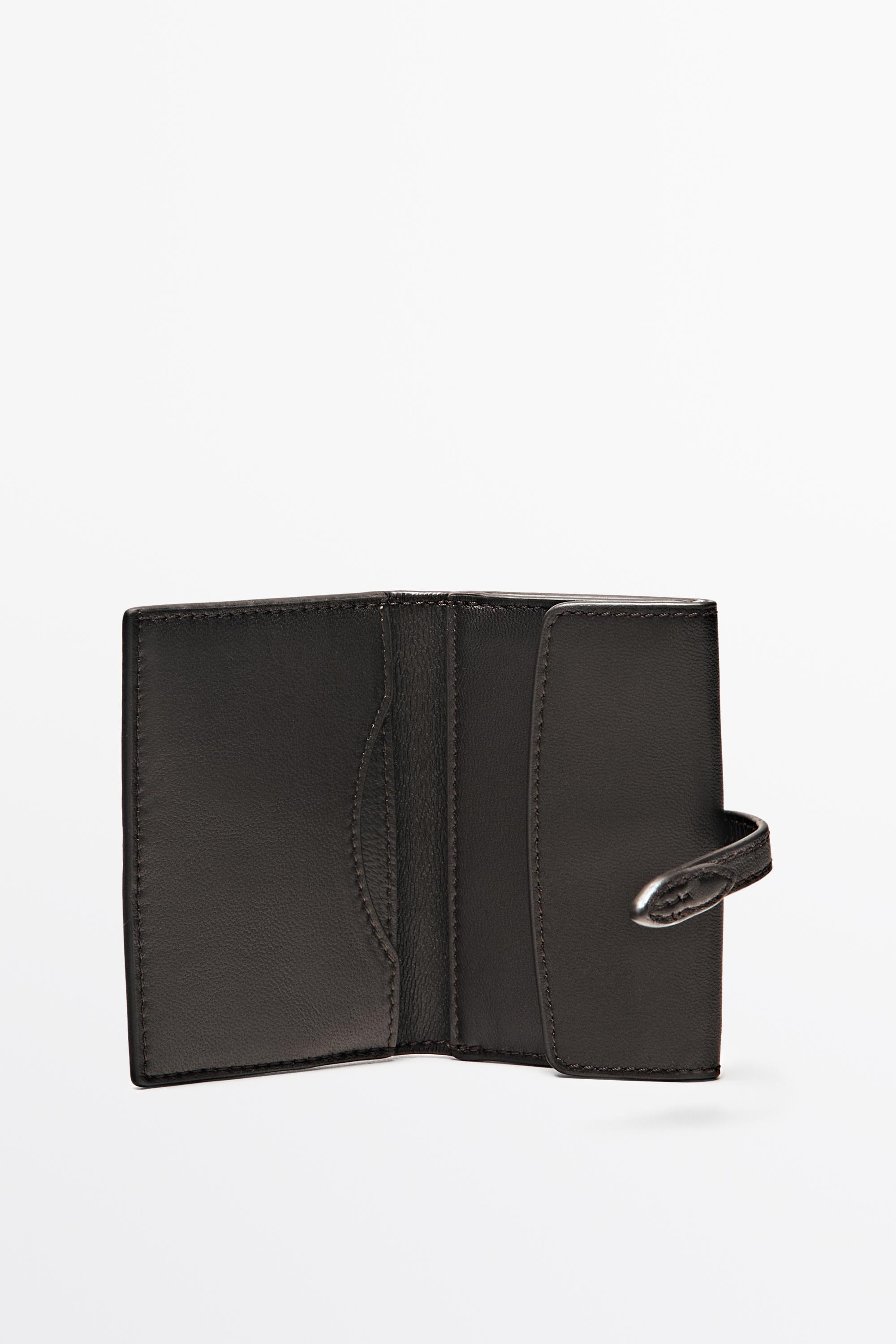 Portefeuille en cuir nappa