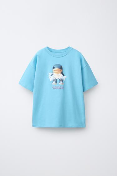 SKIFIDOL ITALIAN BRAINROT™ PRINTED T-SHIRT - Blue by Zara - Image 0
