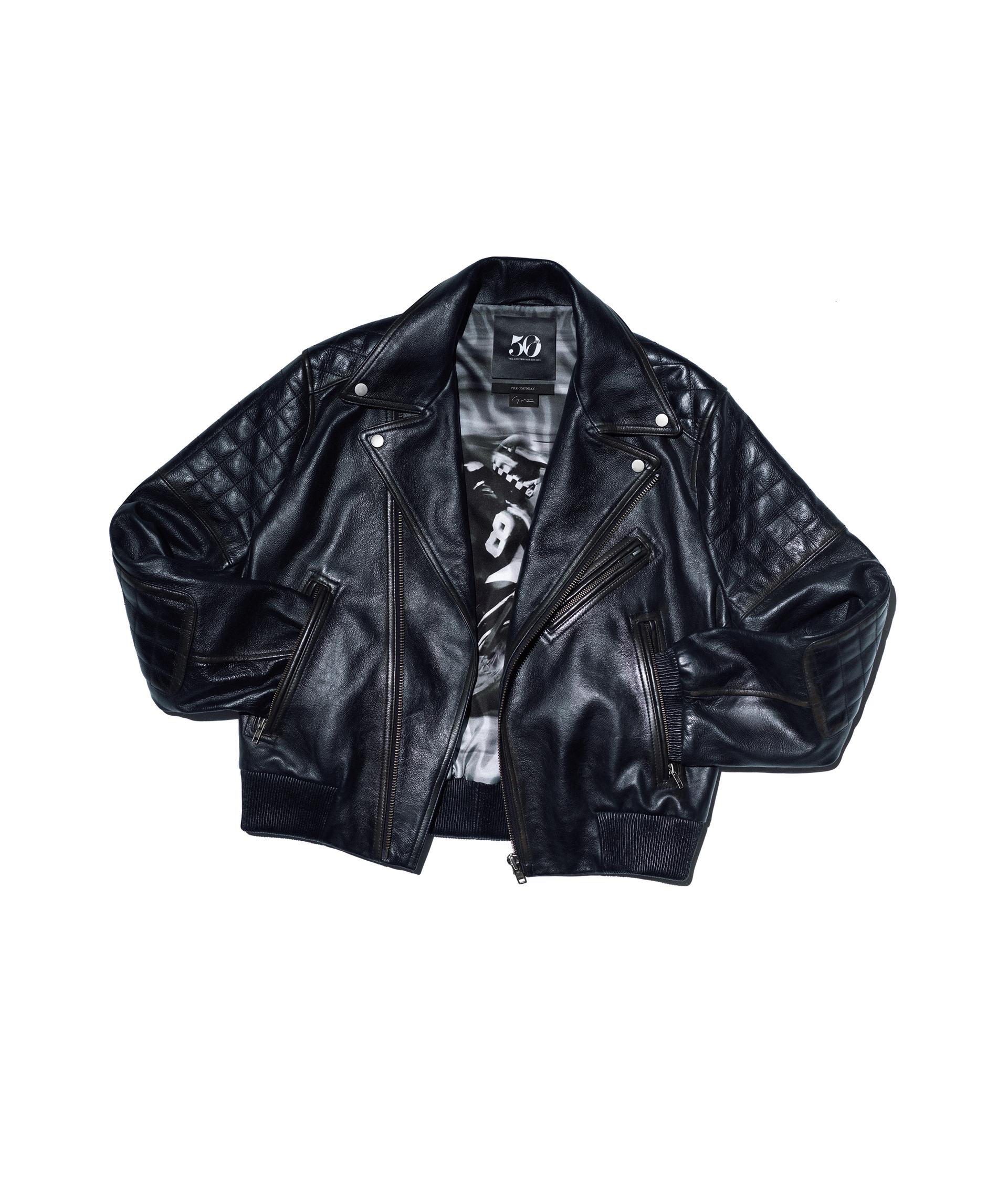 CRAIG MCDEAN BIKER LEATHER JACKET