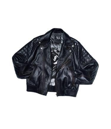 CRAIG MCDEAN BIKER LEATHER JACKET - Black by Zara - Image 0