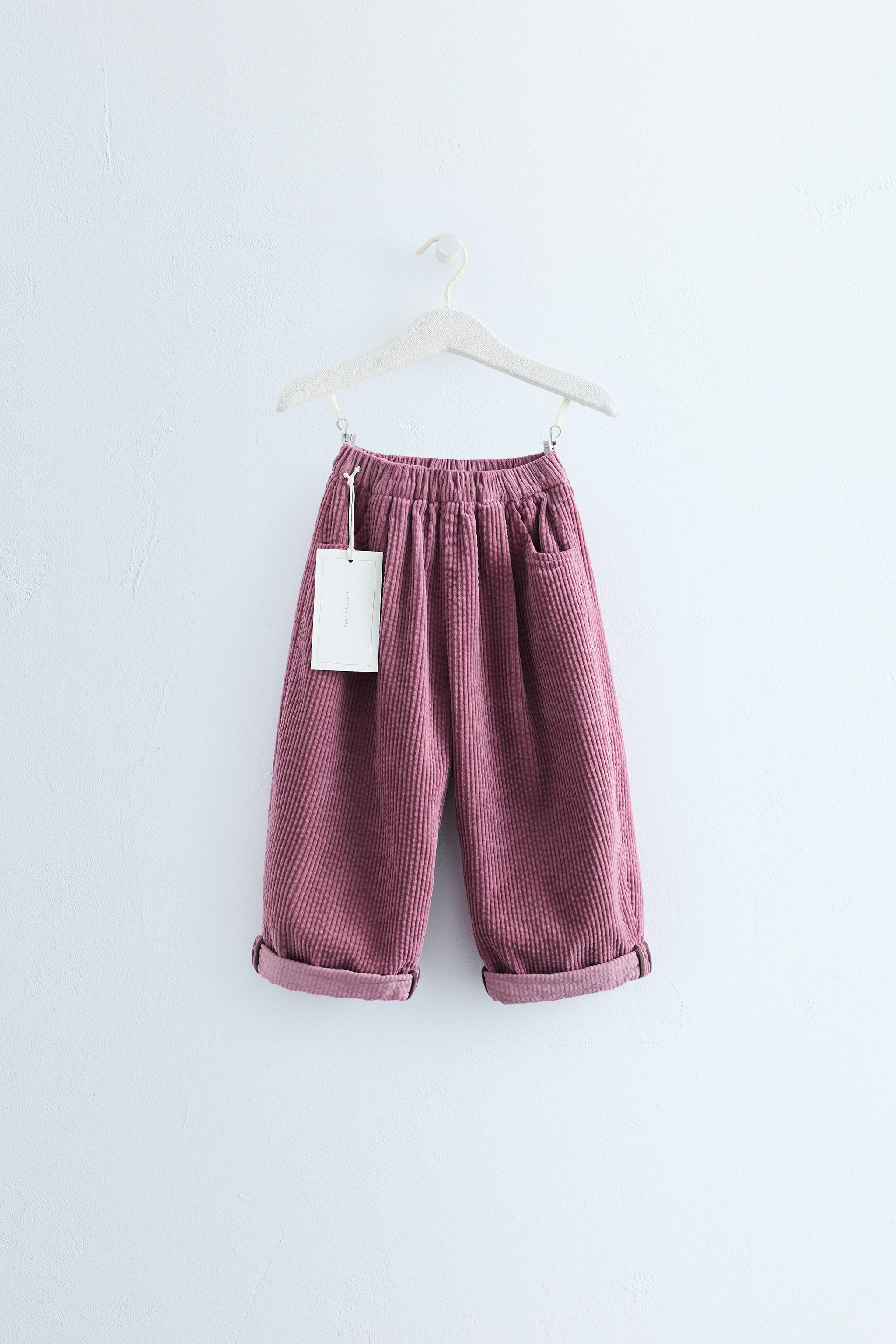 ZARA TIMELESS - CORDUROY BALLOON PANTS