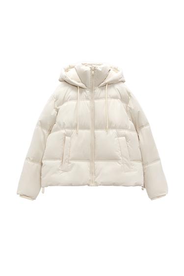 HOODED PUFFER JACKET