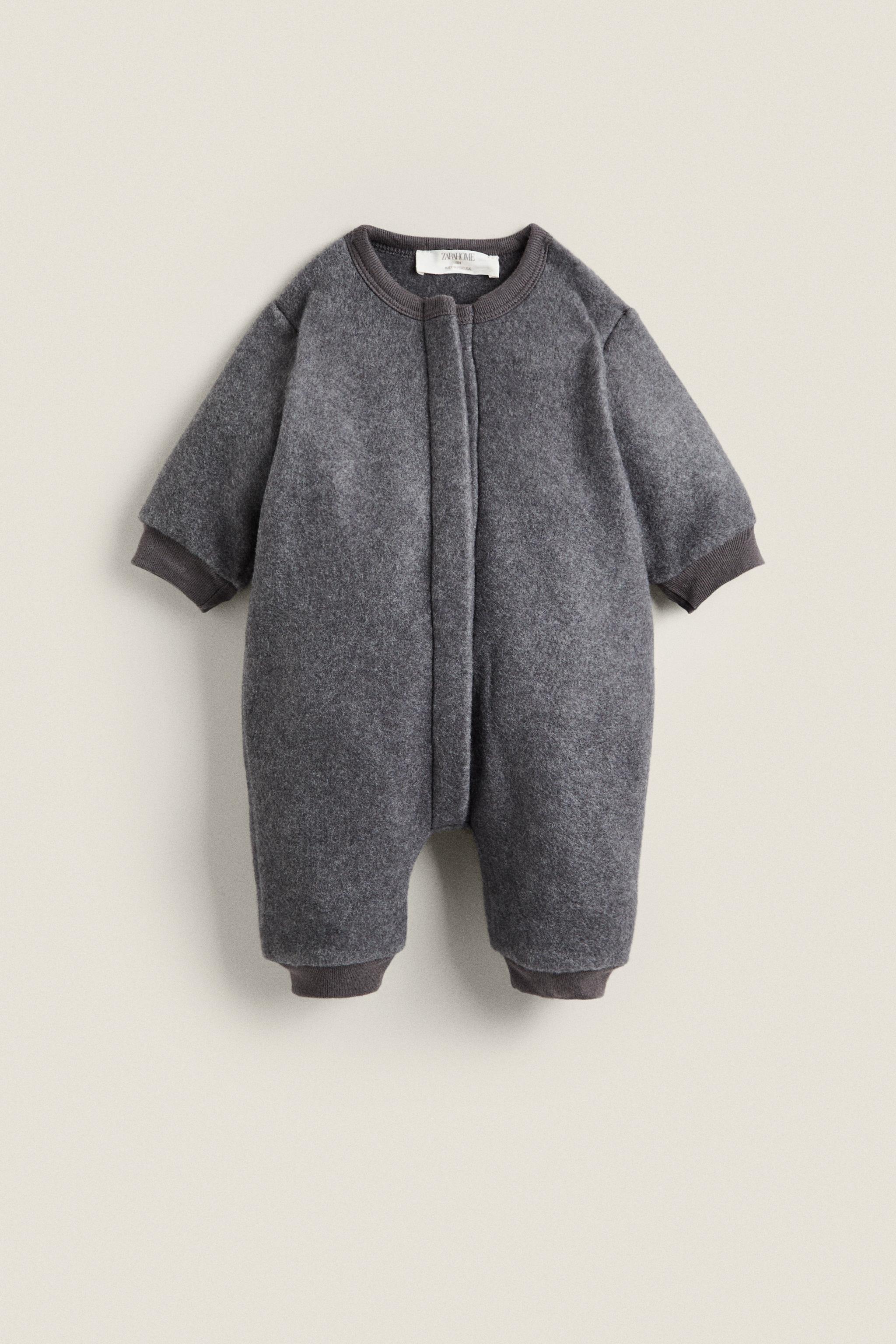 Fleece sales romper baby