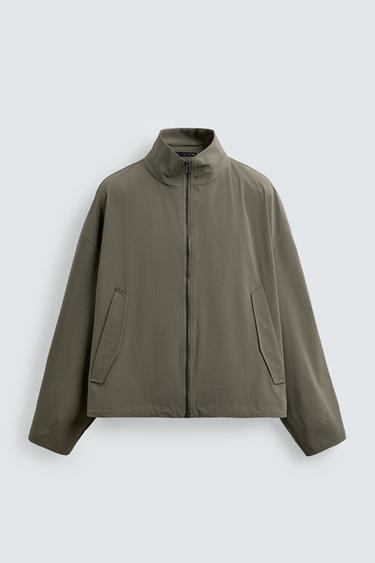 TEXTURED TECHNICAL JACKET - Greenish by Zara