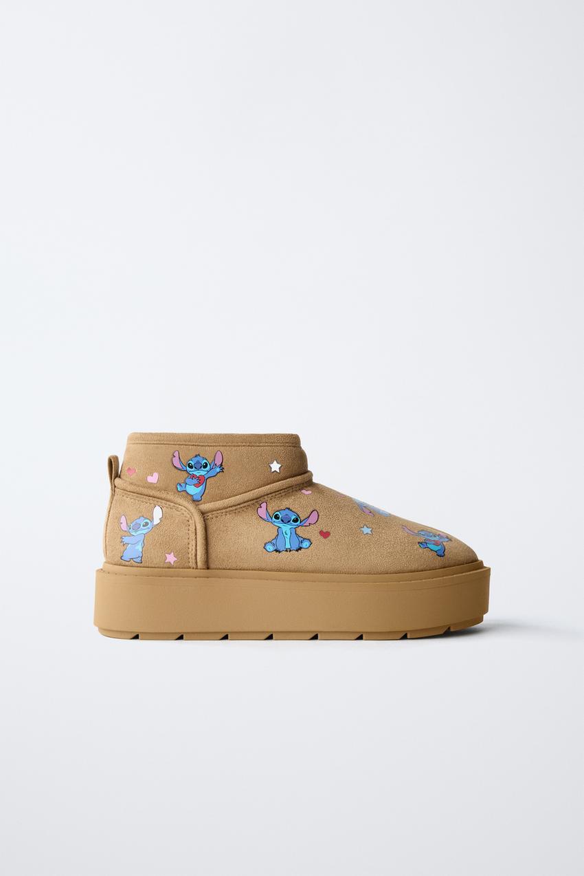 LILO & STITCH © DISNEY FAUX FUR ANKLE BOOTS
