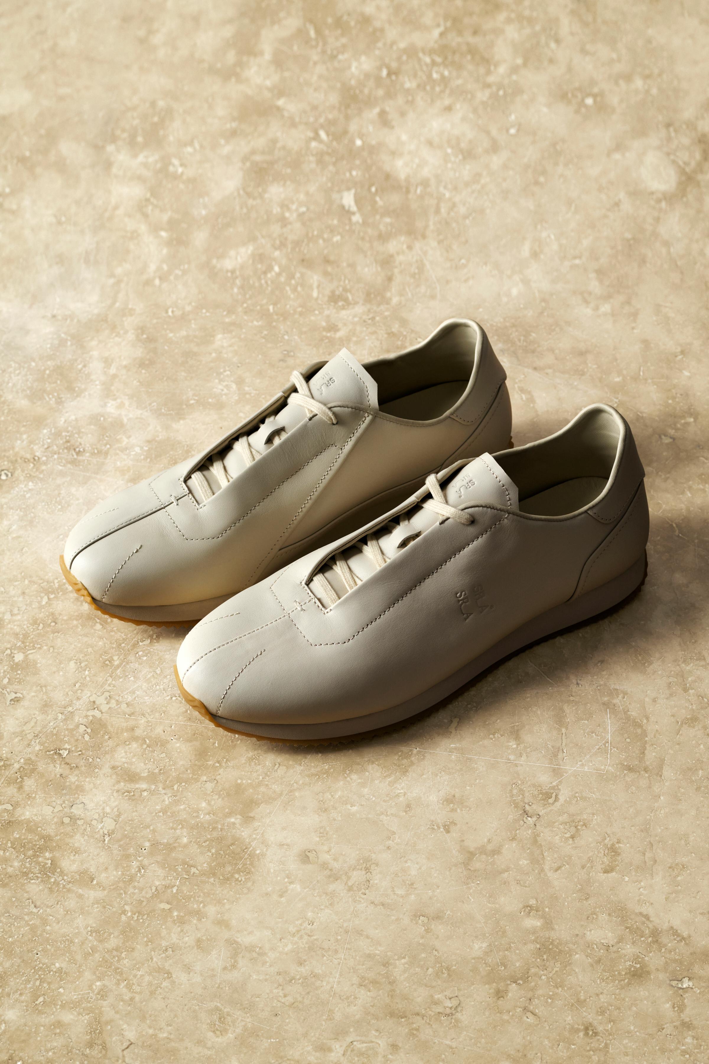 LEATHER SNEAKERS X SR_A - Black | ZARA United States