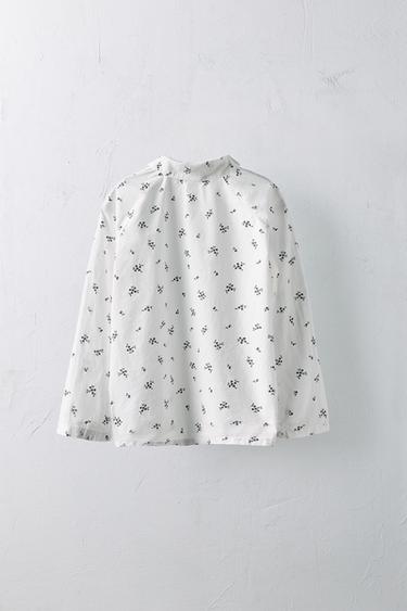 6-10 ANS/ CHEMISE EN POPELINE FLEURS ÉDITION LIMITÉE - Imprimée de Zara - Image 1