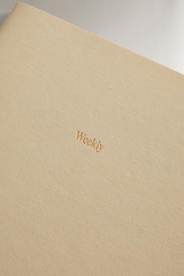 MONTHLY/WEEKLY PLANNER (PACK OF 2) - Ecru by Zara - Image 2