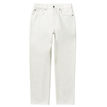 Zara STRAIGHT ANKLE FIT JEANS - White