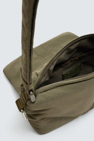 SAC BANDOULIÈRE NYLON RABAT - Vert kaki de Zara - Image 5