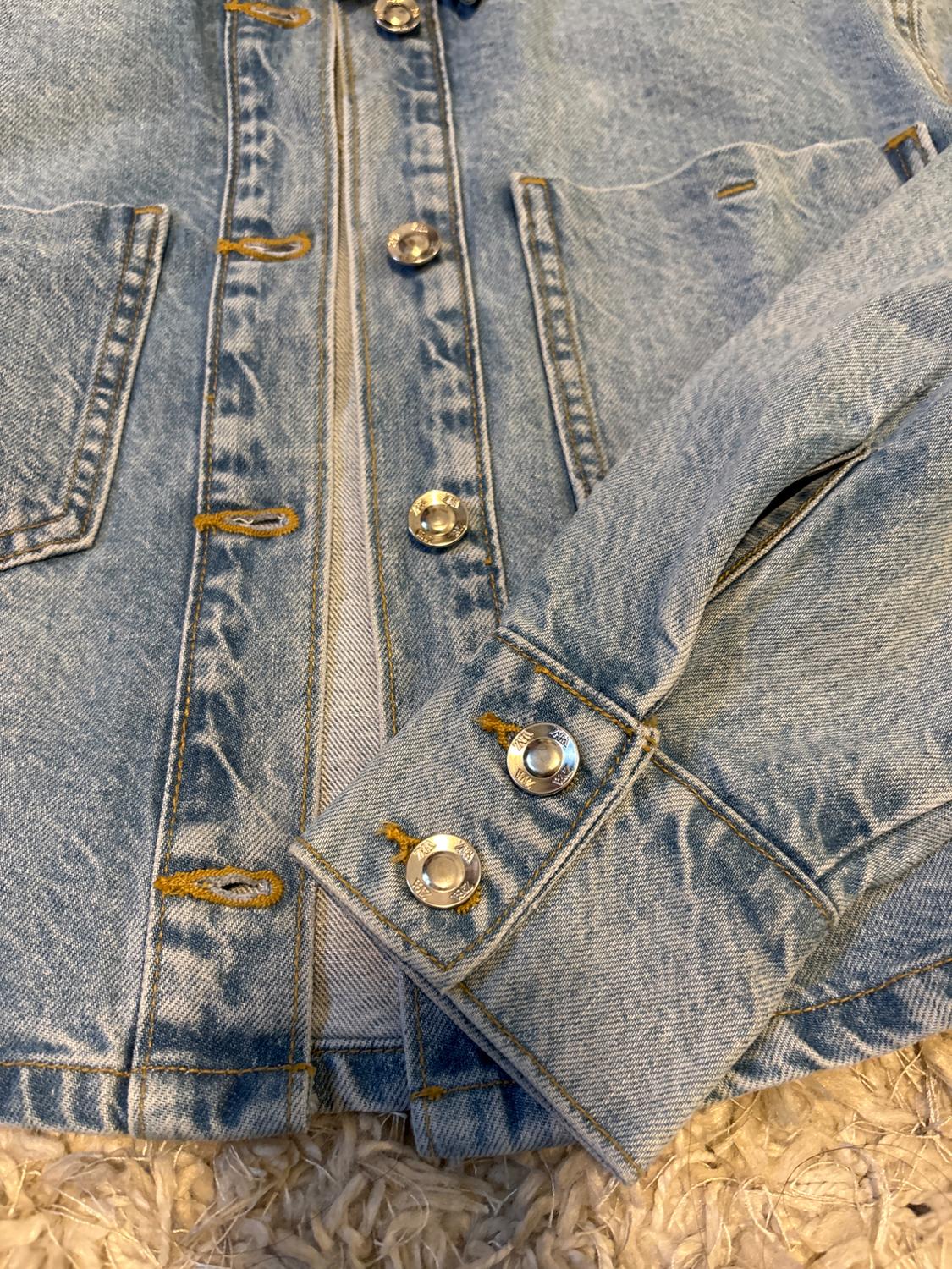 CROPPED DENIM JACKET - Image 5
