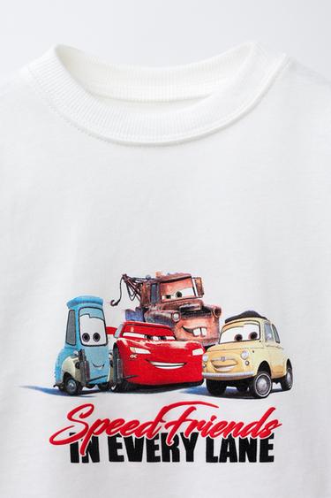CARS RAYO MCQUEEN AND FRIENDS © DISNEY T-SHIRT - White by Zara - Image 2