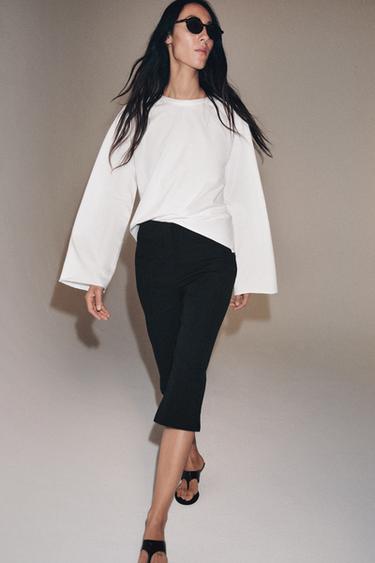 RAGLAN LONG SLEEVE T-SHIRT - White by Zara - Image 0