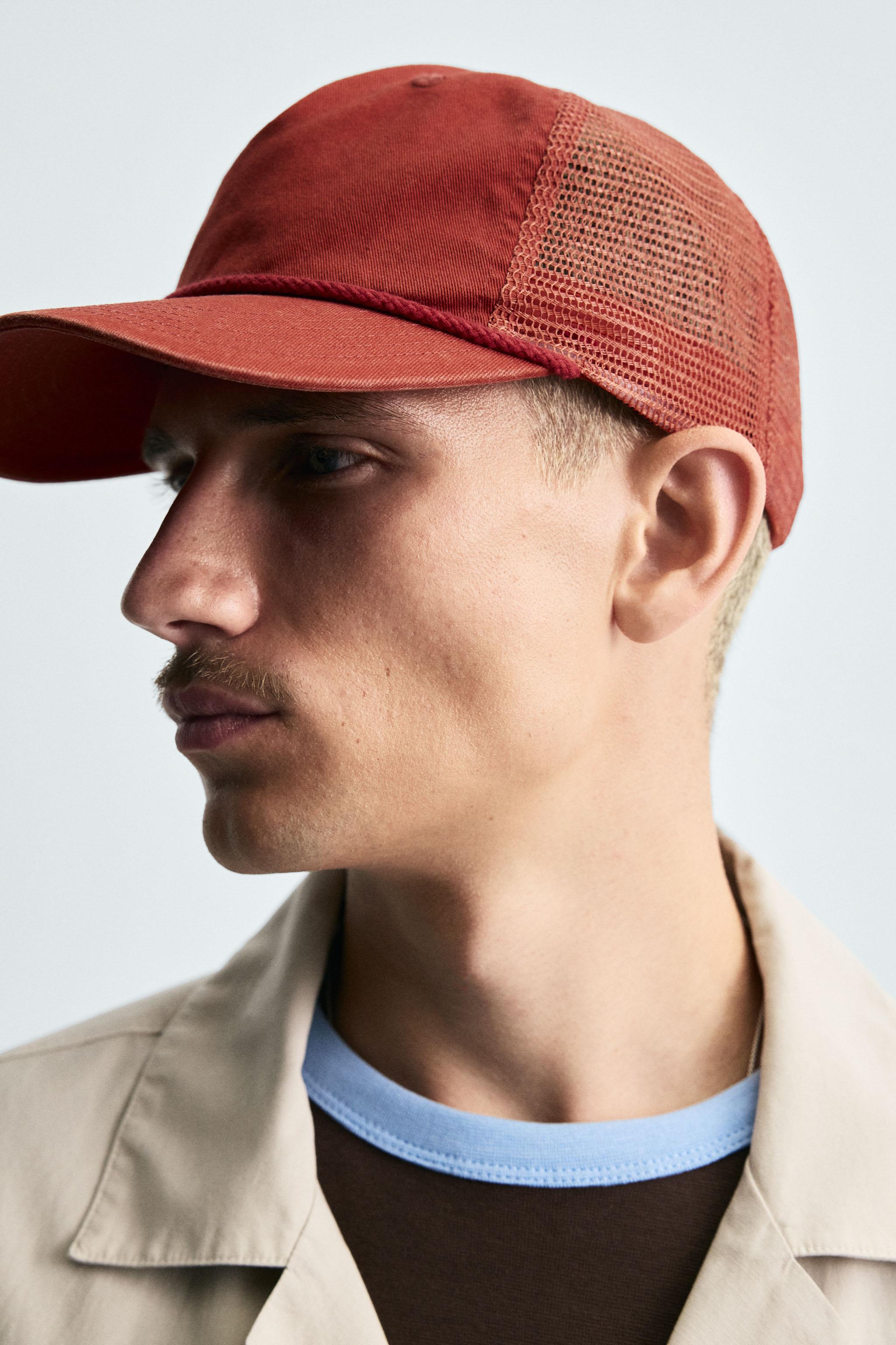 CORD MESH CAP - Red | ZARA United States
