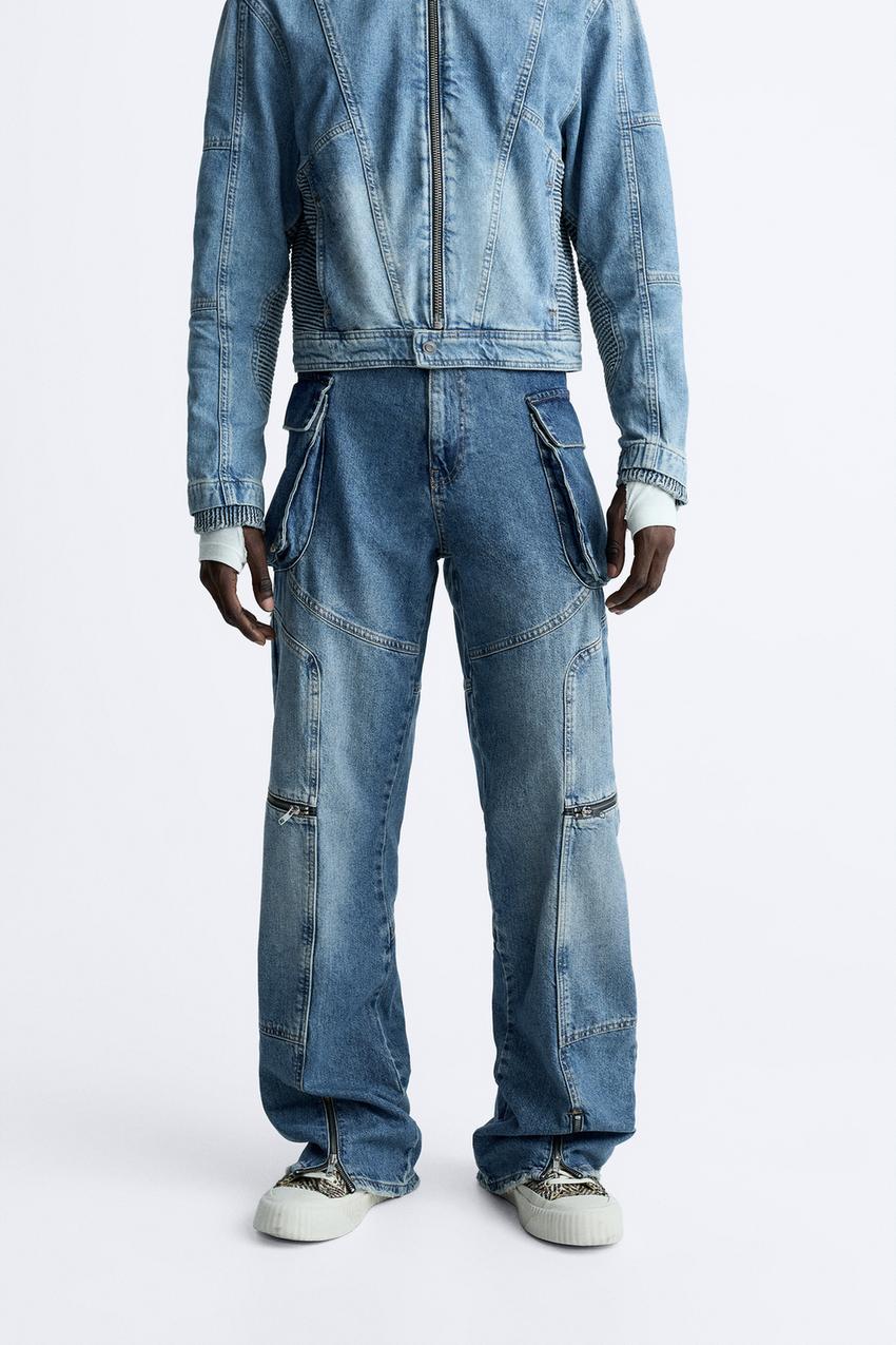 I just checked! These @ZARA cargo jeans are in stock in all (mens) siz