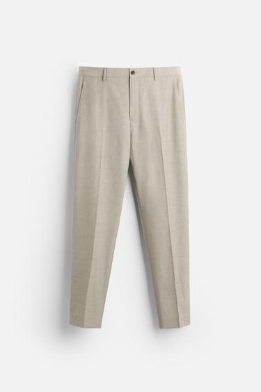 SUIT TROUSERS - camel by Zara