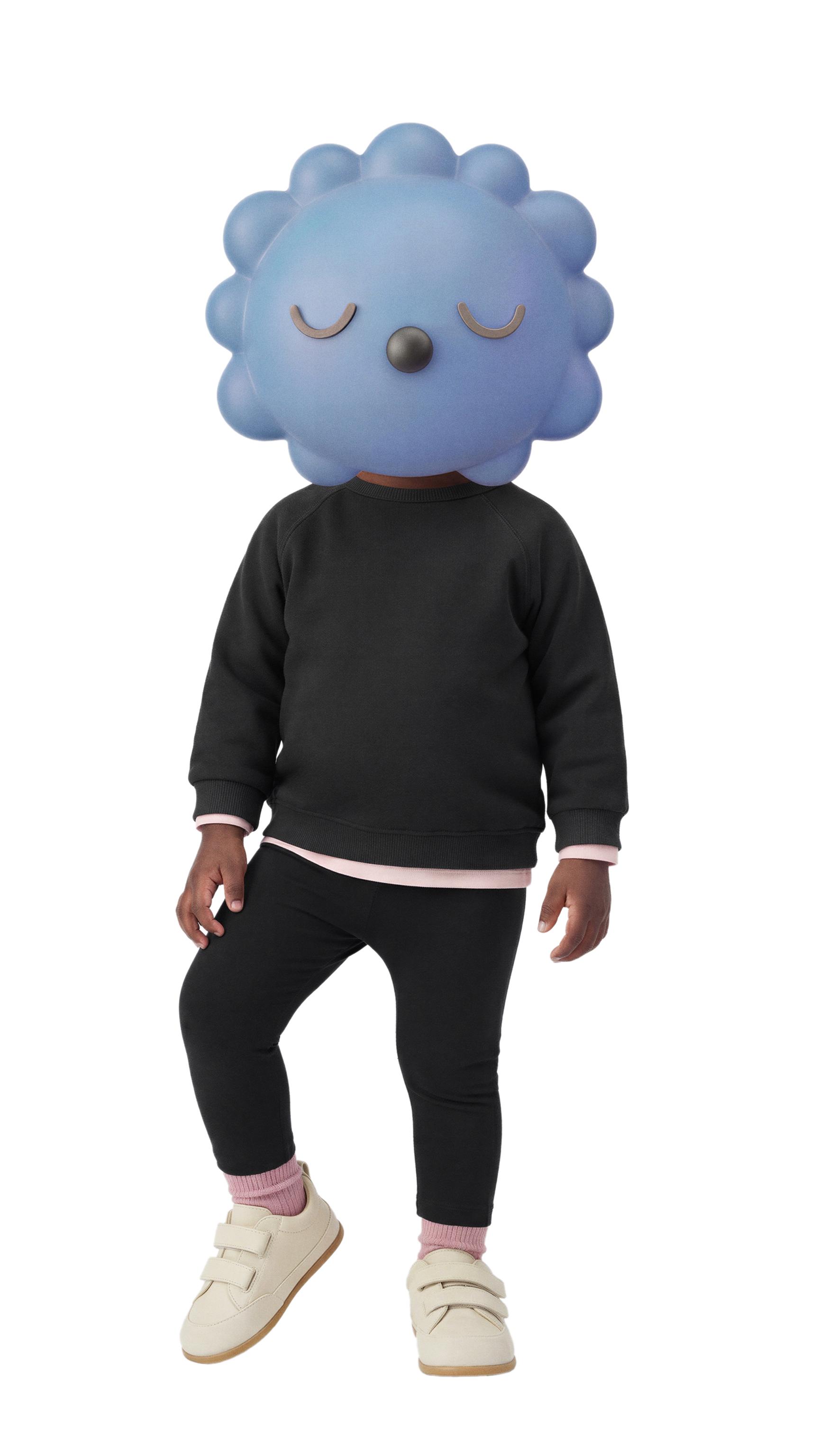 PLAIN SWEATSHIRT AND LEGGINGS SET