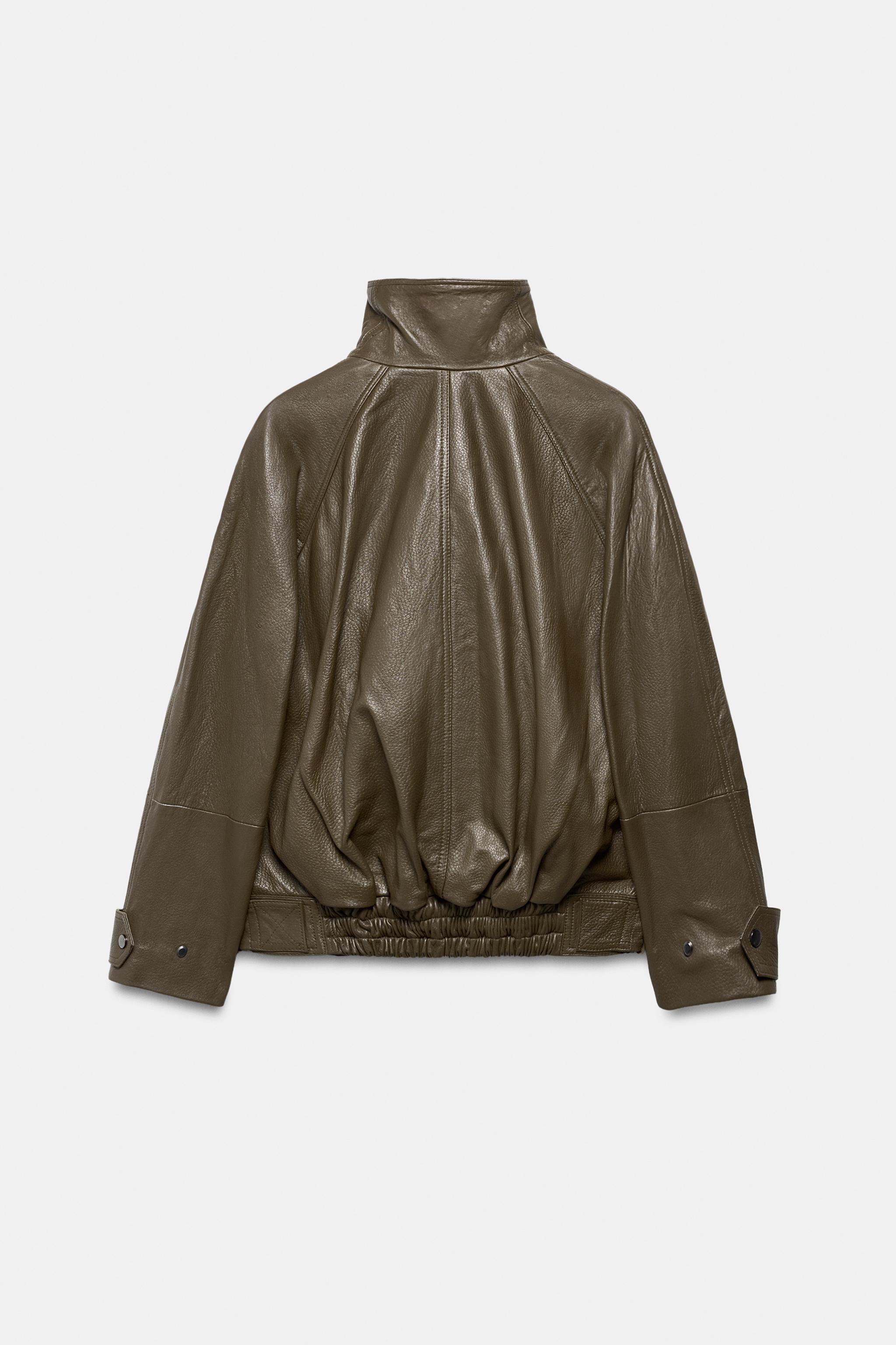 ZW COLLECTION LIMITED EDITION OVERSIZED LEATHER JACKET