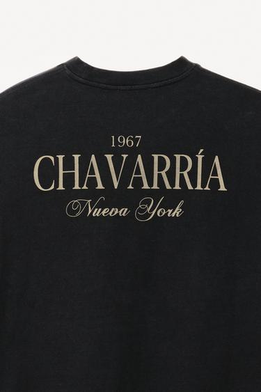 Zara WILLY CHAVARRIA X ZARA OVERSIZED PRINT T-SHIRT - Black