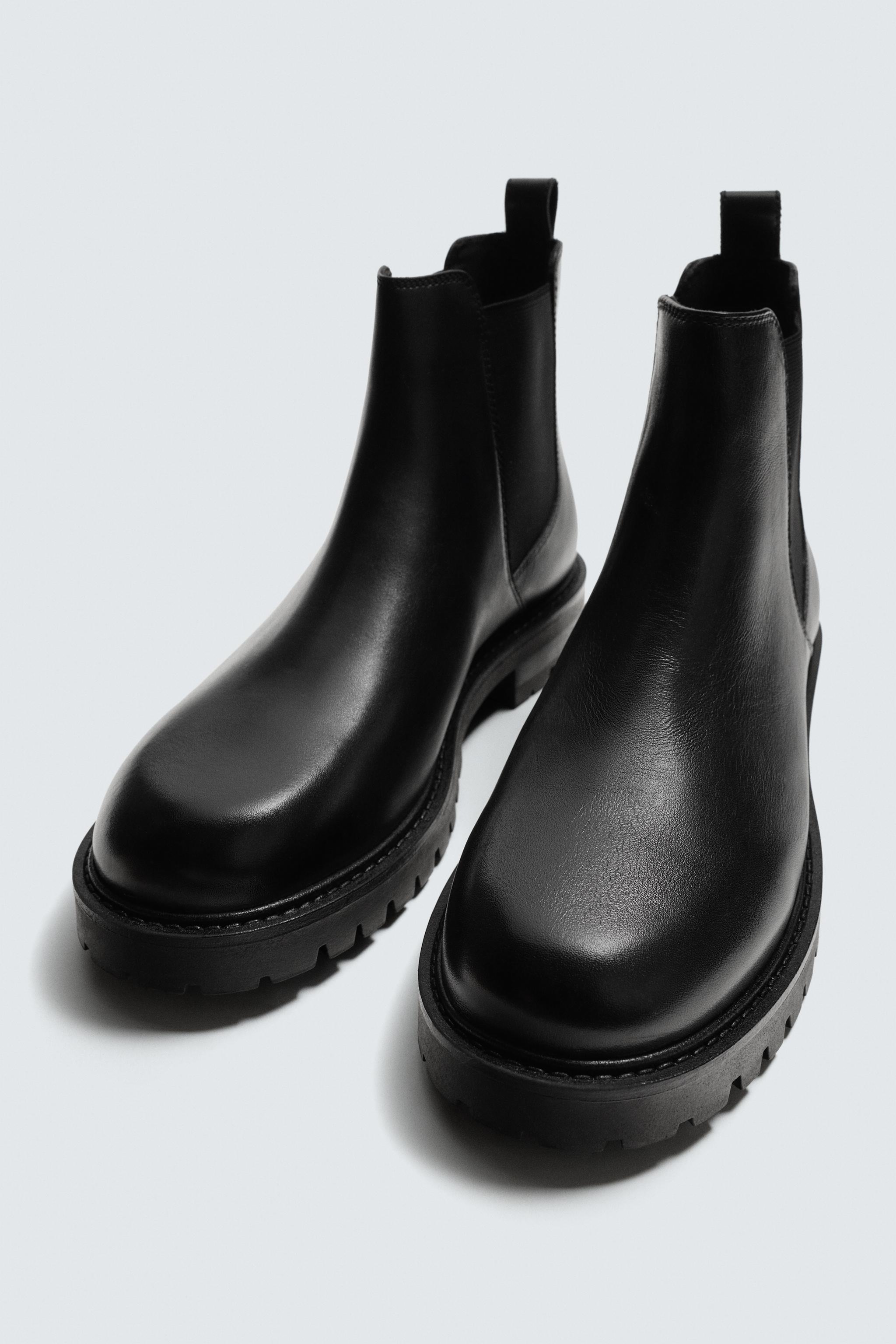 CHUNKY CHELSEA BOOTS - Black | ZARA United States