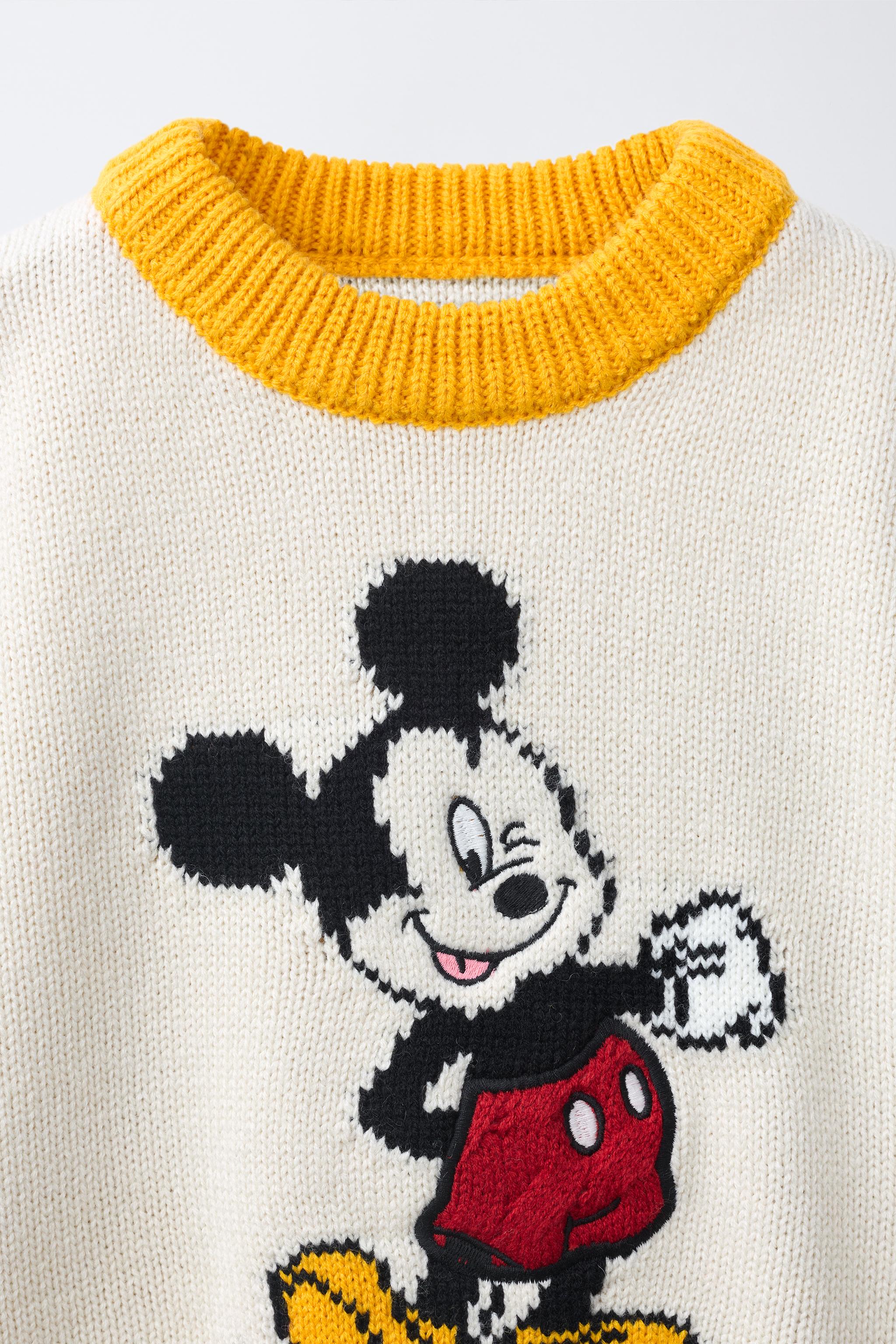 Детские свитеры Zara MICKEY MOUSE © DISNEY KNIT JUMPER — фото 4