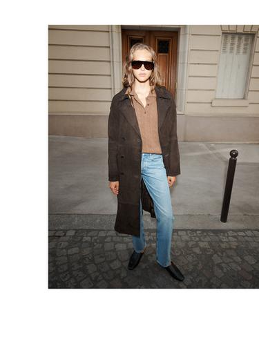 Jeans bootcut fit tiro alto - Azul agua de Zara