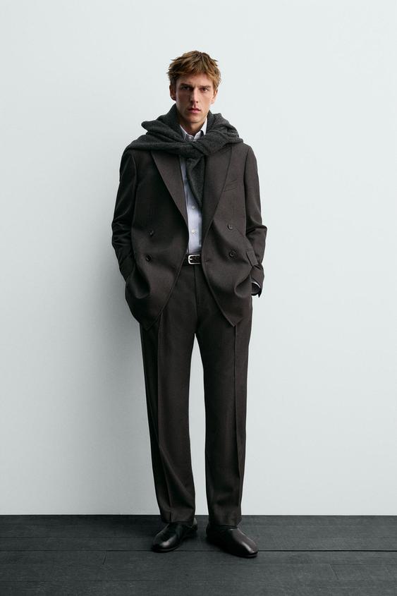 AARON LEVINE X ZARA WOOL SUIT PANTS