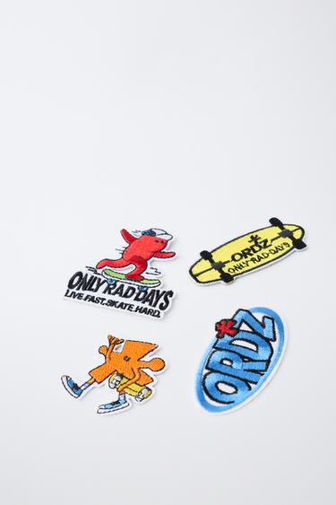 4-PACK OF SHAPED PATCHES - Multicoloured by Zara - Image 2