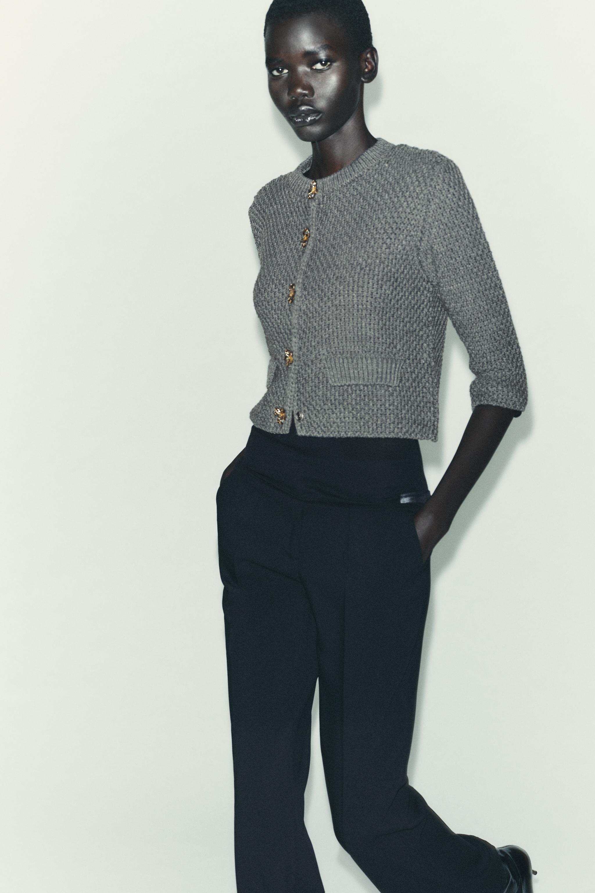 【ZARA】 ウールジャケット ボタン付き ZARA】 ウールジャケット ボタン付き LIMITED EDITION ZW