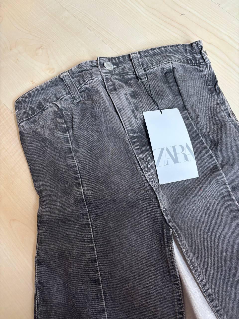 DENIM TRF CORSETRY-INSPIRED TOP - Image 2