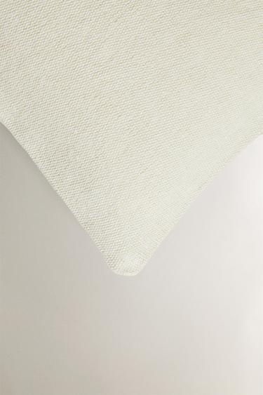 HOUSSE DE COUSSIN JUTE ET COTON - Écru de Zara - Image 1