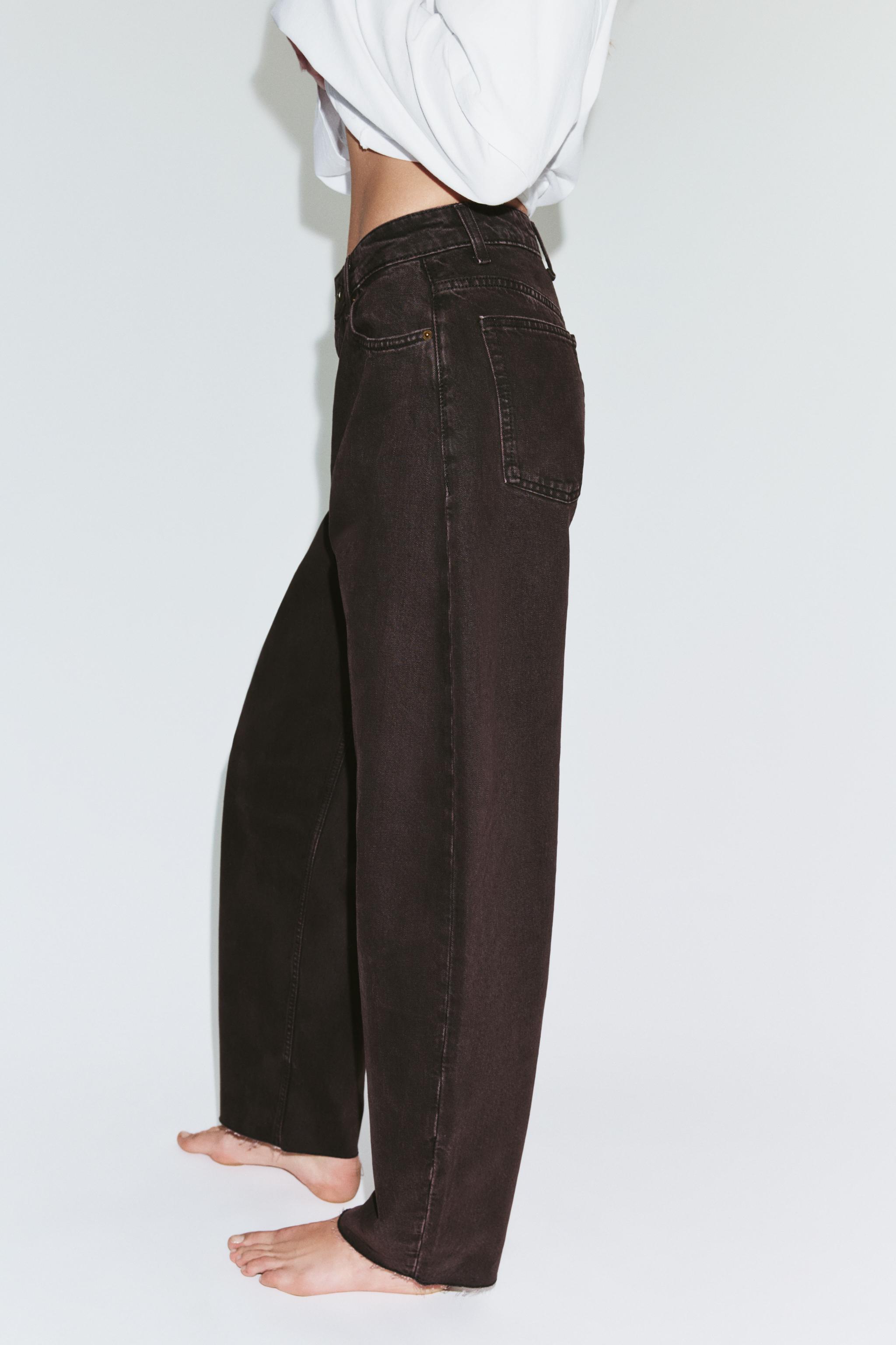 TRF HIGH WAIST BARREL JEANS