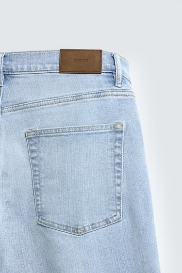 BASIC SLIM FIT JEANS - Light blue by Zara - Image 9