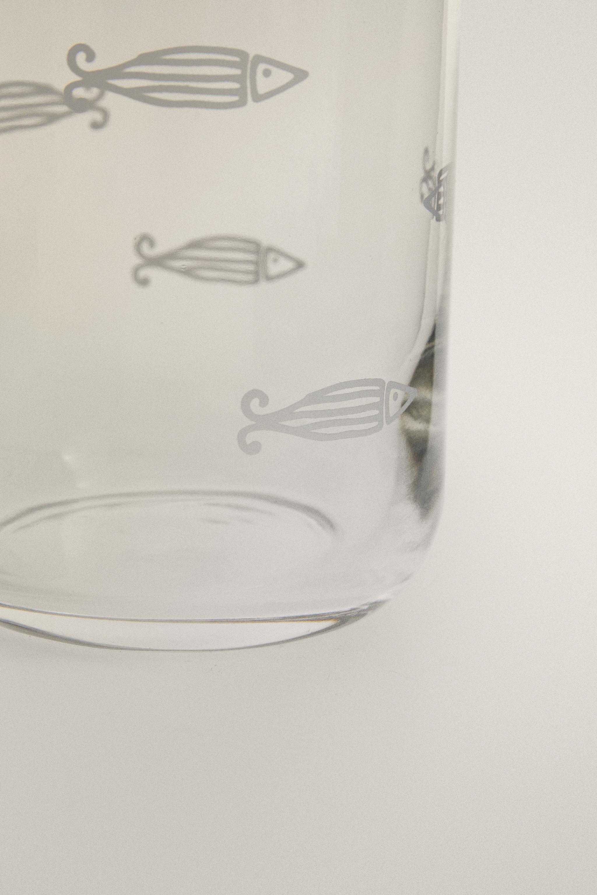VERRE EN VERRE POISSON