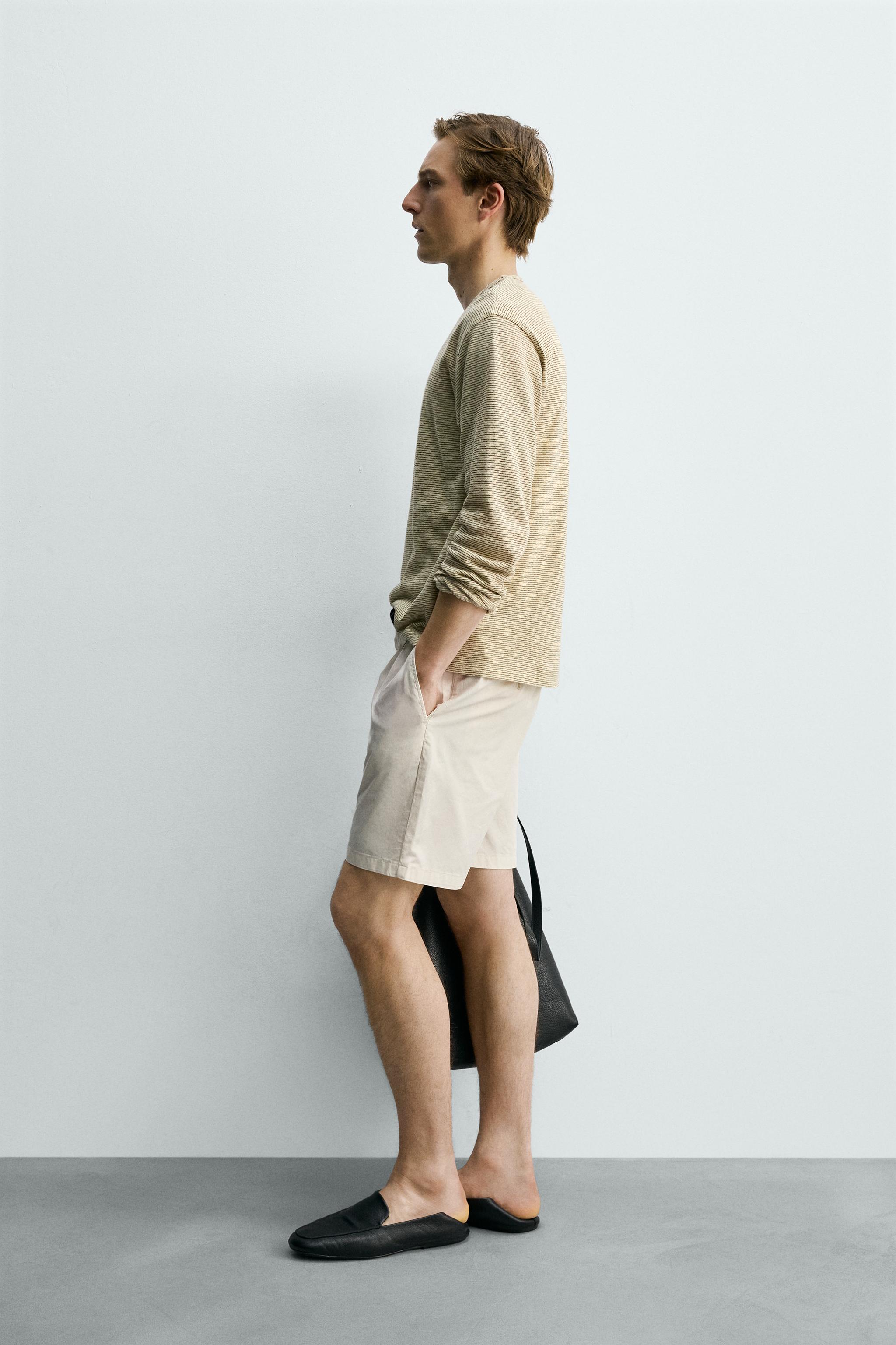 STRIPED JACQUARD LONG SLEEVE T-SHIRT