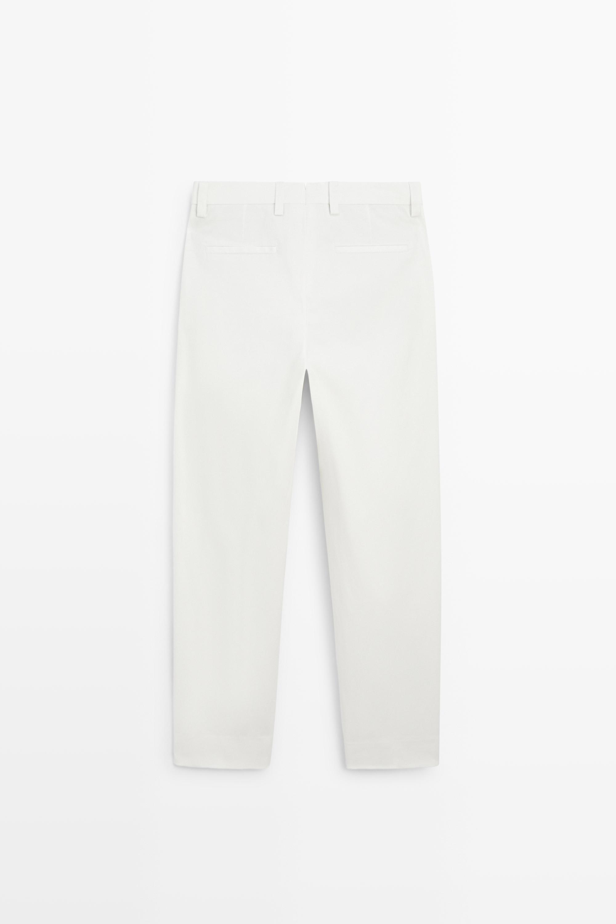 Cotton blend pants