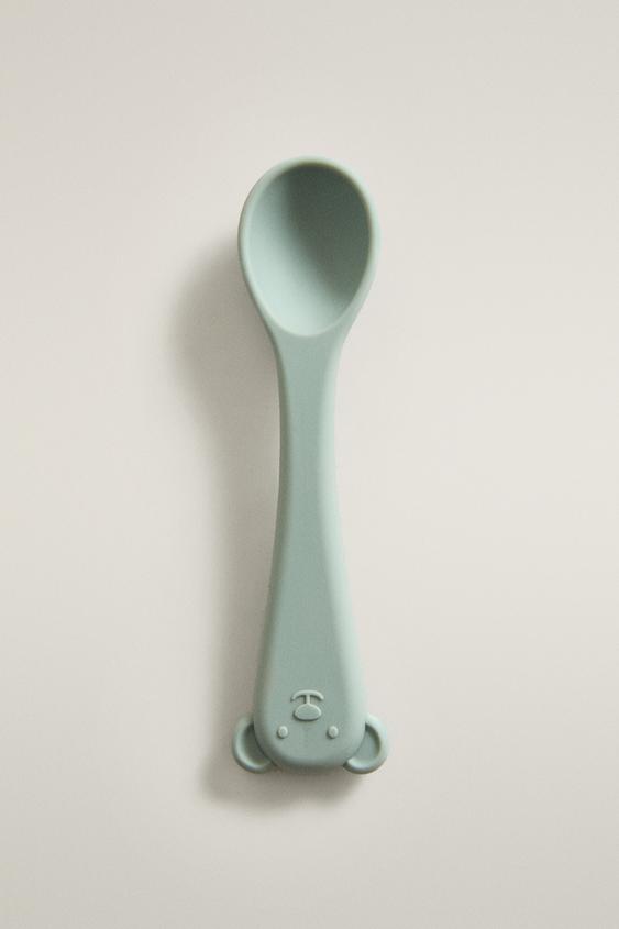 Zara KIDS' SILICONE SPOON - 藍色 - 圖片 0