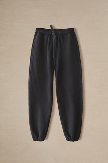 PLUSH TROUSERS - Navy blue by Zara - Image 4