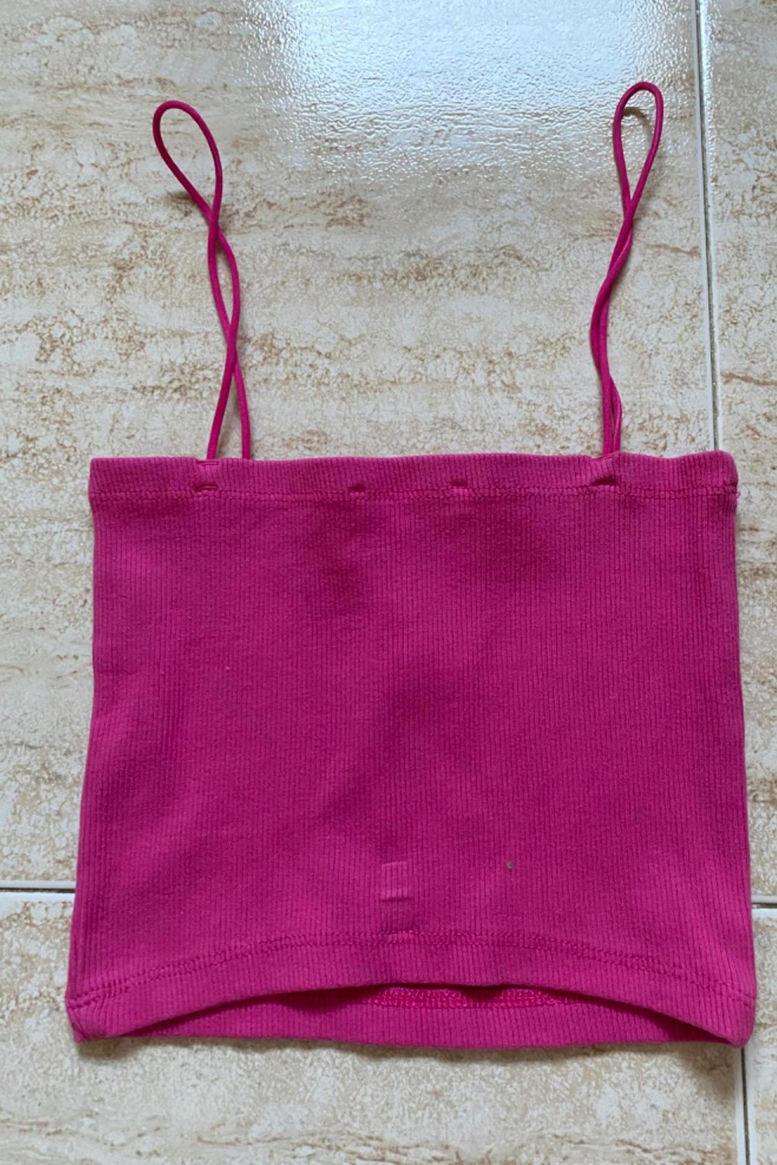 RIBBED BANDEAU TOP - Image 2