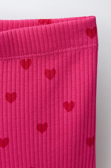 HEART CYCLING T-SHIRT AND LEGGINGS SET - White by Zara - Image 3