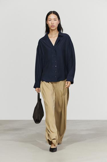 Flowing double-breasted shirt — 452 1
