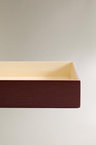 PLATEAU GIGOGNE LAQUÉ I COLIN KING - Écru de Zara - Image 3