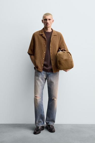 قميص هيكلي - توبو الخاص بـ Zara