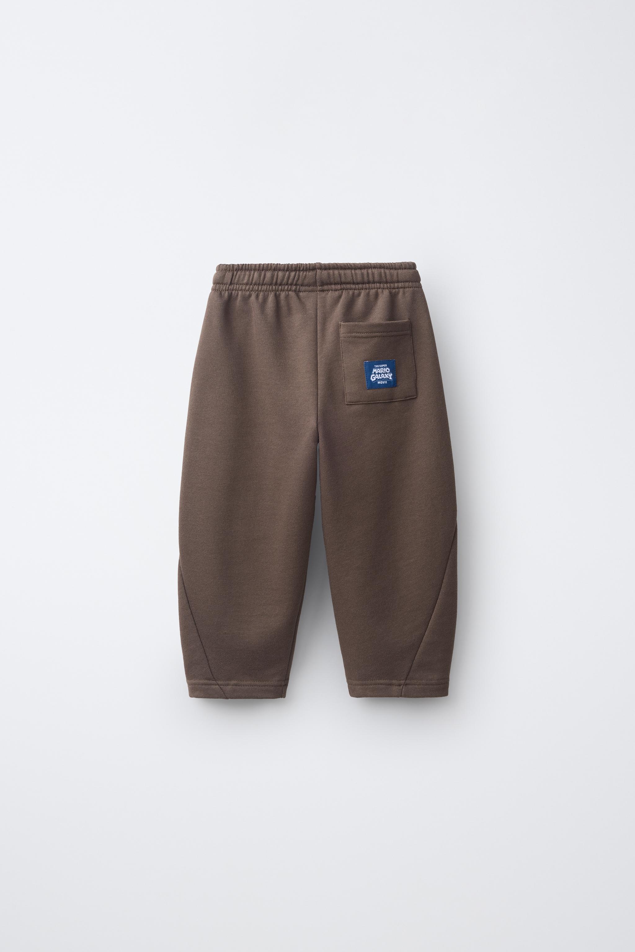 MARIO BROS. ™ © NINTENDO PRINT BARREL-LEG PANTS