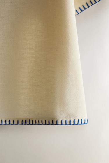 KIDS' STITCH BEACH POLO SHIRT - Cream by Zara - Image 3