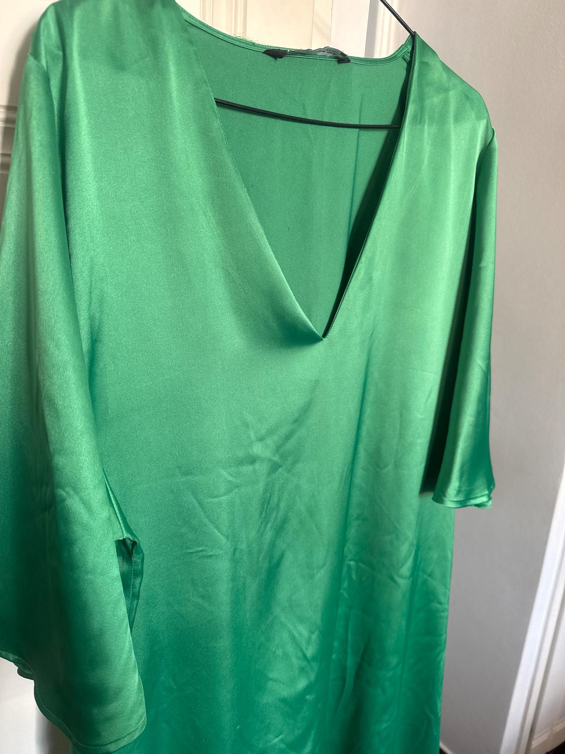 SATIN TUNIC DRESS - Image 4